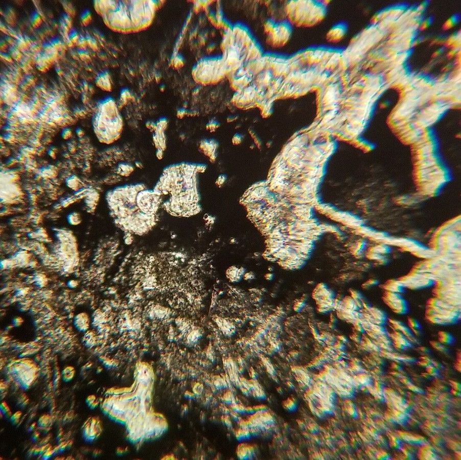 Thin-section Mount from DSDP Hole 345 Petrographic Microscope Slide 38-345-35-2