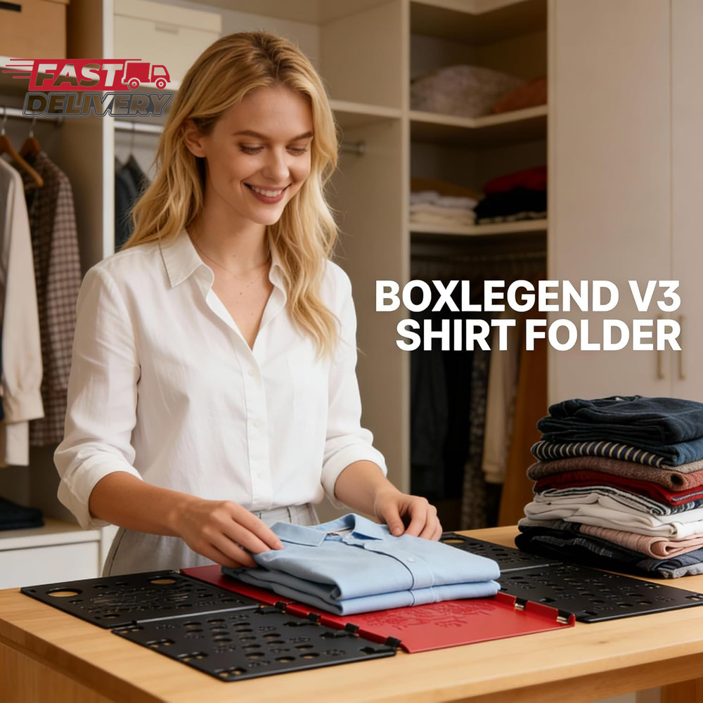 Boxlegend Version 3 Shirt Folding Board T Shirts Clothes Folder Durable Plastic