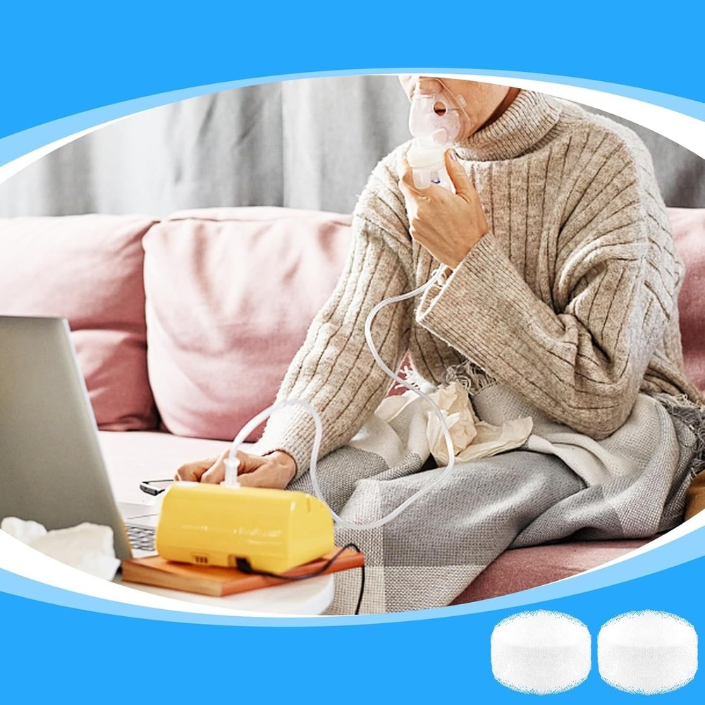 100 Pack Air Filter Sponge for Compressor Systems - Easy Replacement & Hygiene