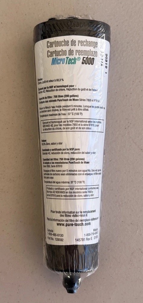 MOEN 128591 Water Filter Replacement Cartridge Puretouch Microtech 5000 SEALED