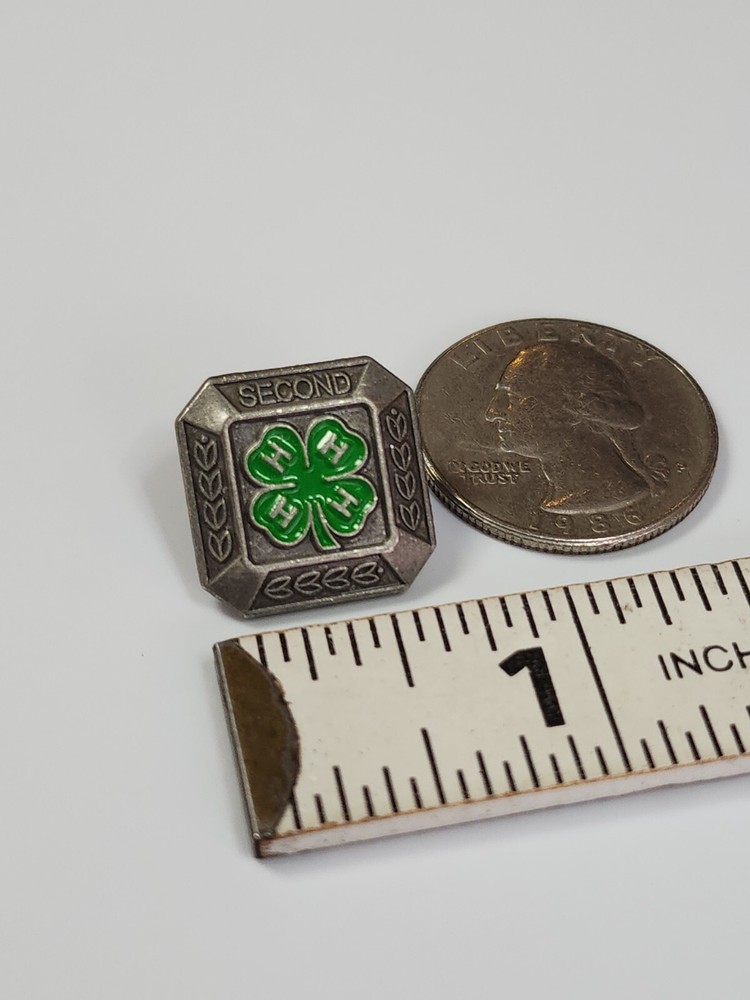 4H Second Place Award Lapel Pin **