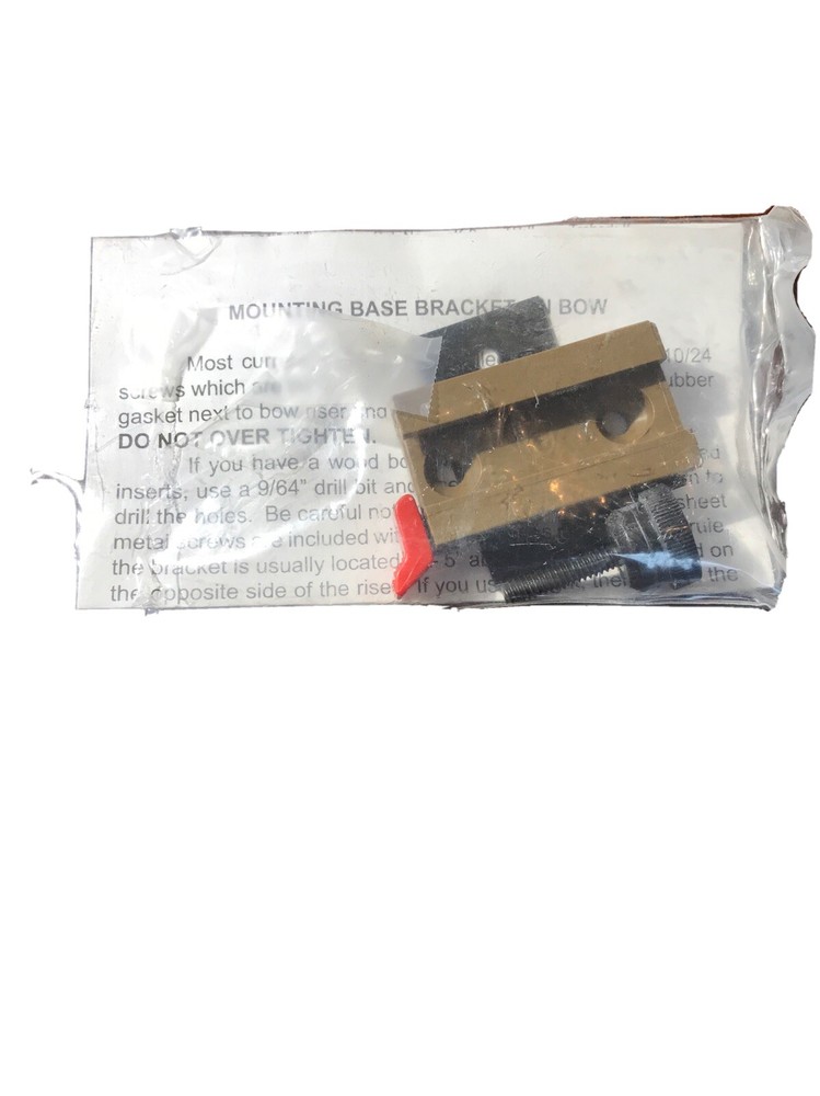 Mounting Base Bracket On Archery Bow