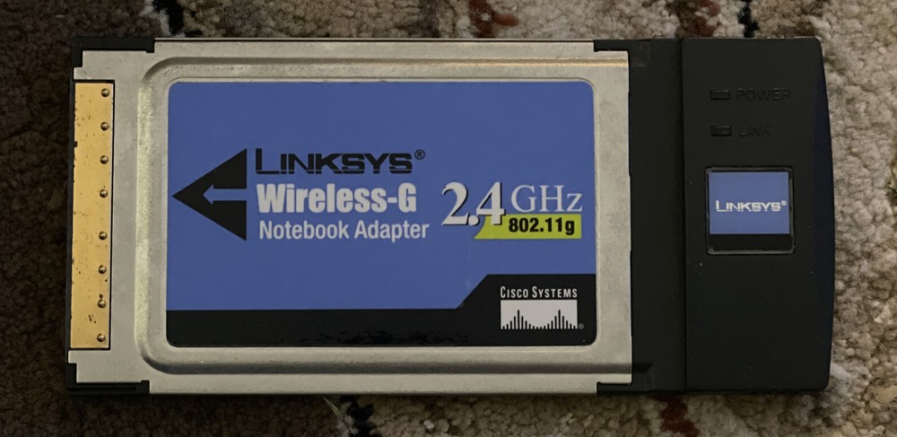 Linksys WPC54G Wireless-G Notebook Adapter