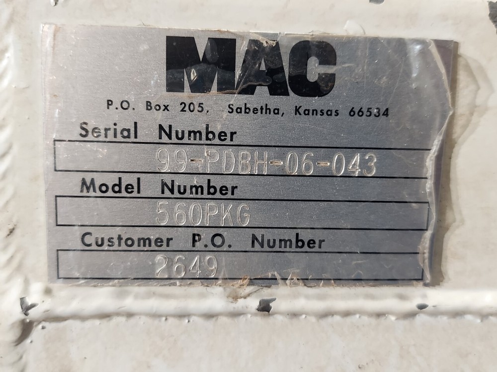 100 HP GARDNER-DENVER MAC SUTORBILT BLOWER PACKAGE