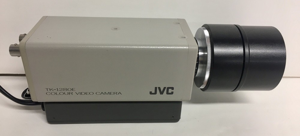 JVC TK-1280E Microscopic Lab Camera + Power Supply + Olympus U-PMTVC Lens