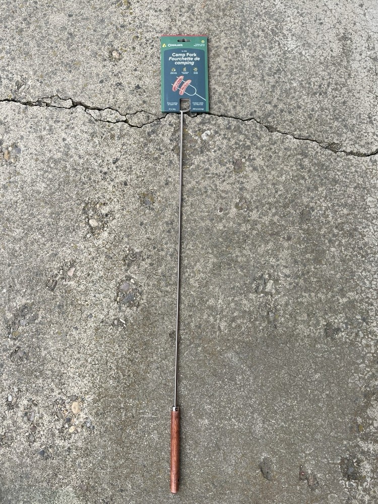 Coghlans Camp Fork Chrome 41 Inches New