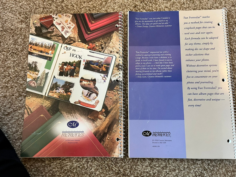 2 Creative Memories Books: Fast Formulas & Volume IV Design & Layout Ideas