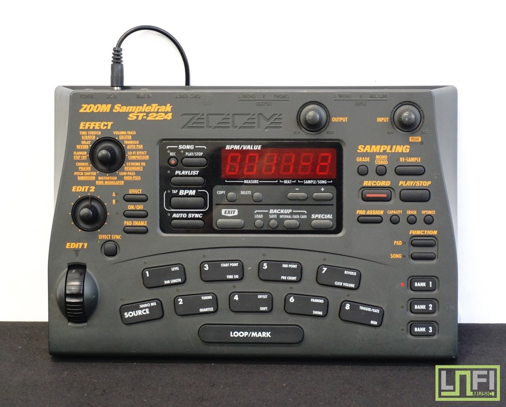 Zoom ST-224 SampleTrak Drum / Groove Machine & Sampler