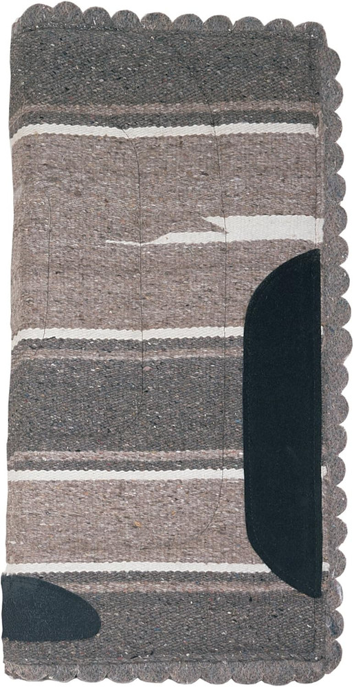 Economy Scalloped Felt Lined Navajo Saddle Pad