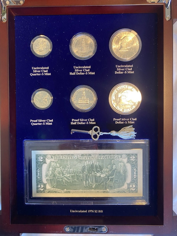 The Complete Bicentennial Silver Coin & Currency Set