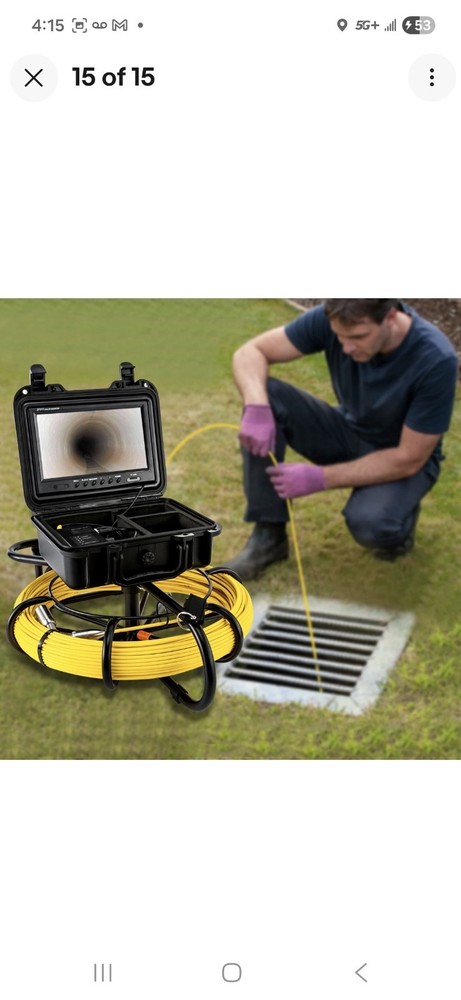 Vevor Pipe inspection Camera 9” Screen