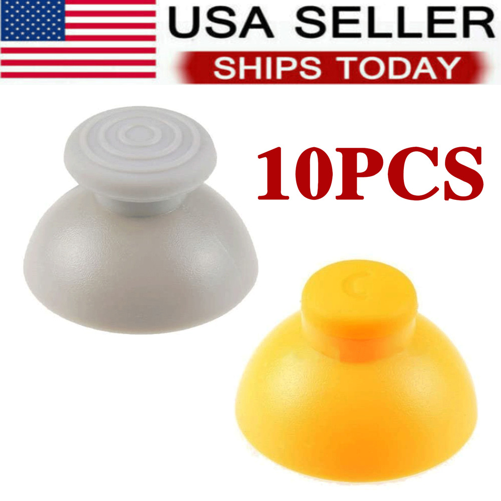 10Pcs Controller Thumb C Stick Cap Fits For Official Nintendo Gamecube