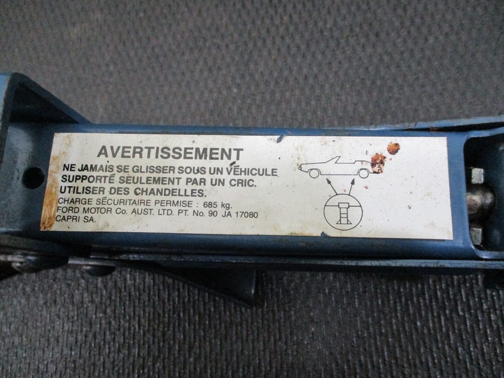1991 Mercury Capri - Emergency Jack + Lug Wrench
