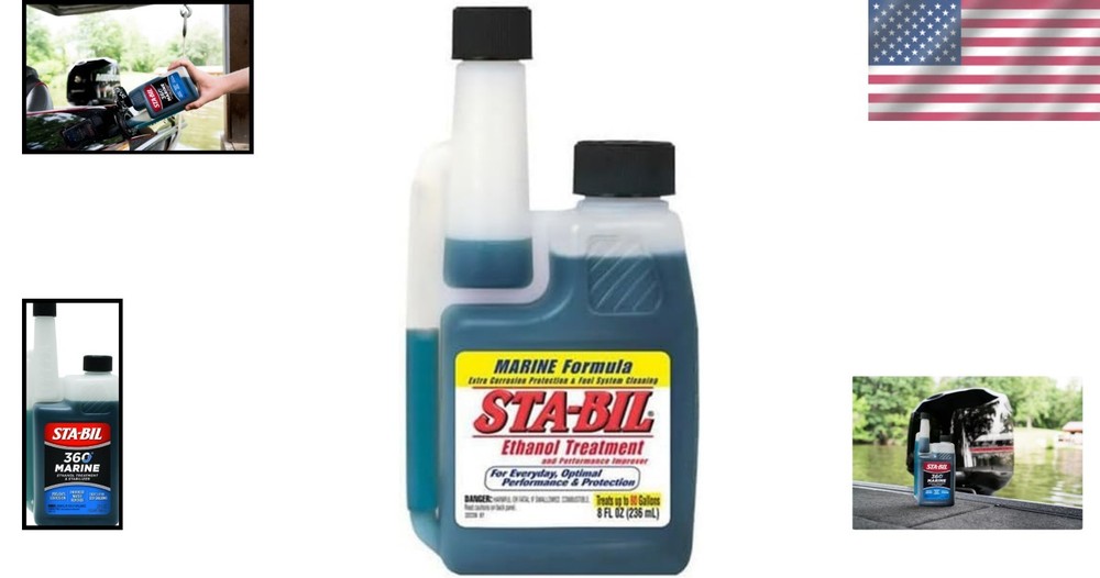360 Marine Ethanol Treatment 8 oz - Prevent Corrosion & Boost Engine Performance