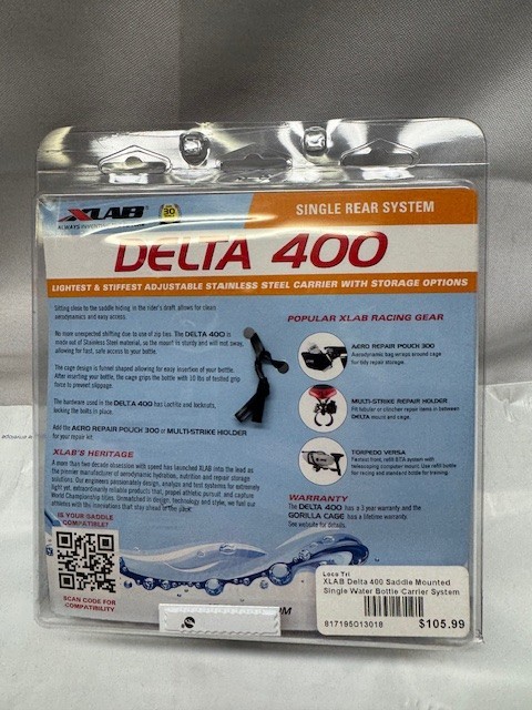 XLAB Delta 400 Single Bottle Rear Hydration System *New