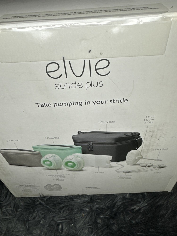 Elvie Stride Plus Double Electric Breast Pump - New Open Box