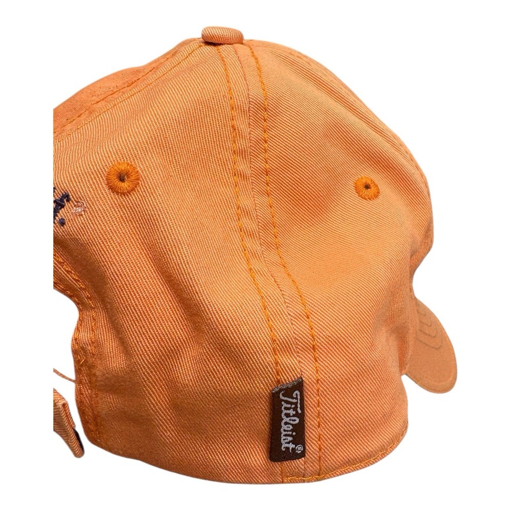 Titleist Golf Hat Orange Cap Adjustable StrapBack Cap PGA