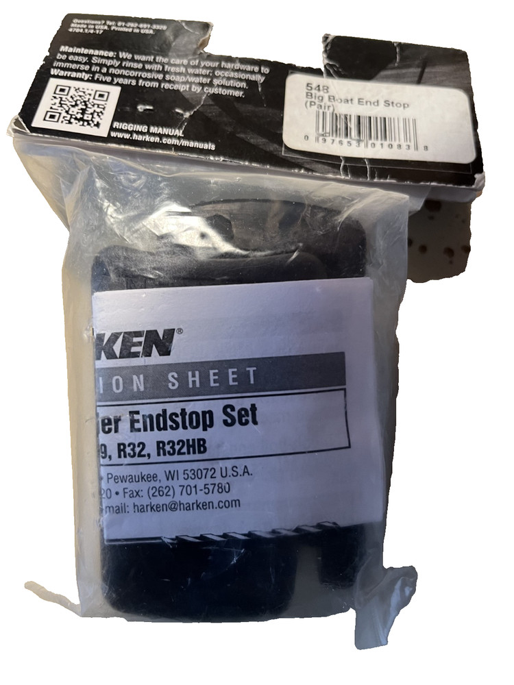 HARKEN 548 Big Boat End Stops (Pair)