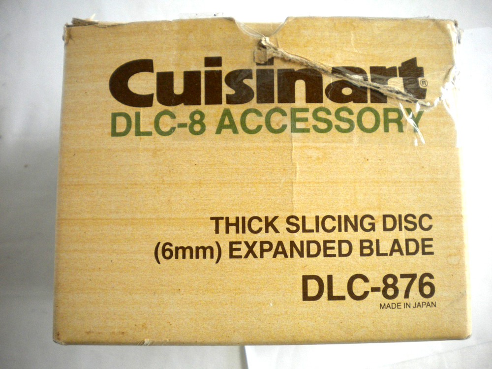 3 Cuisinart DLC-8 Fixed-Stem Discs- Expanded Thick & Med Slice & Shredding Discs
