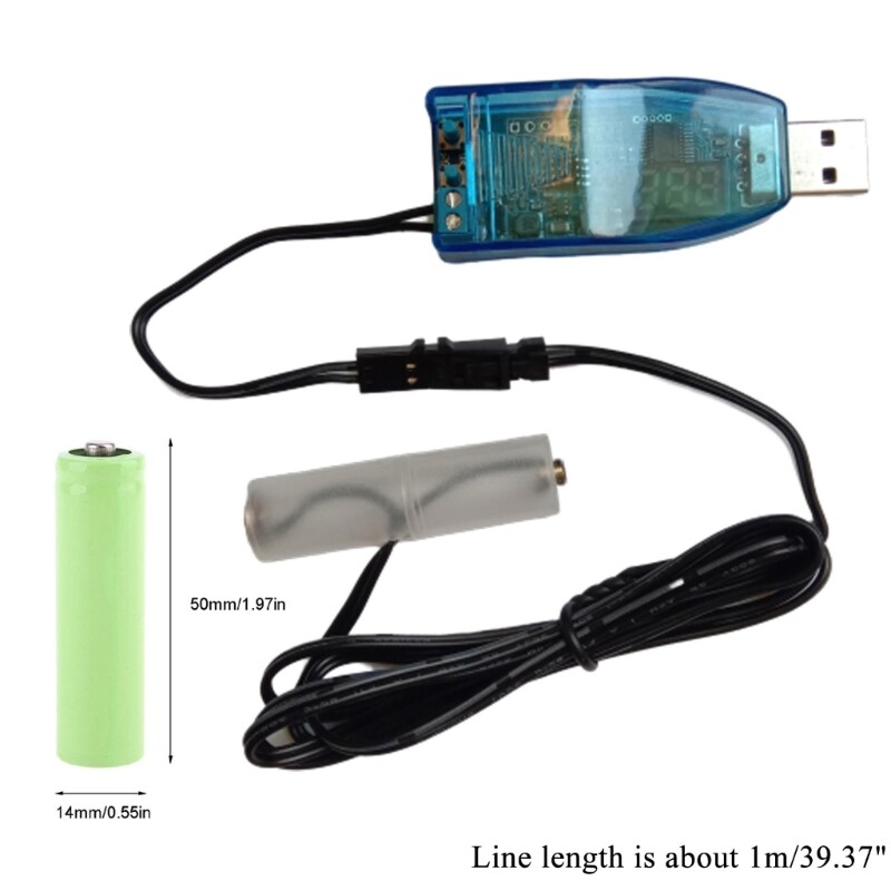 USB Type to 1-24V AA/LR6 for Remote Controls Flashlight LED Lamp