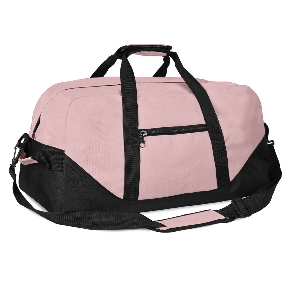 21" Large Duffle Bag with Adjustable Strap (Pink)