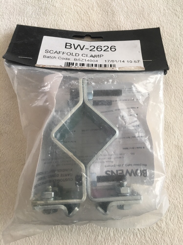 Bowens BW-2626 Scaffold Clamp (Silver)