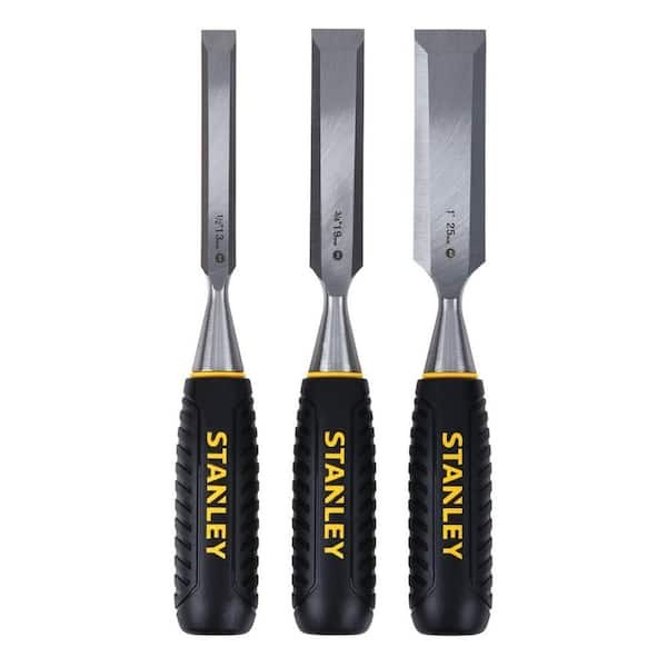 Stanley Wood Chisel Set 3 Piece Carpentry Hand Tool Kit