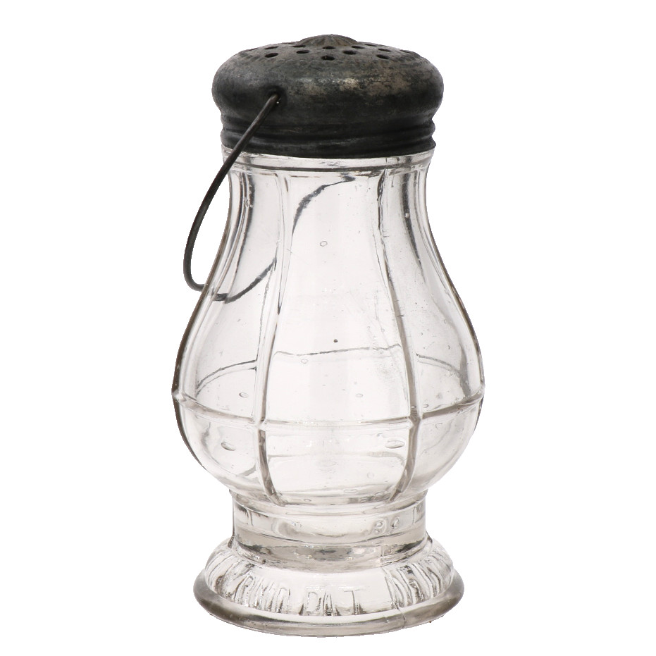 Pat 1904 EAPG Eagle Lantern Glass Base Candy Container / Salt Shaker 4 1/4" Tall