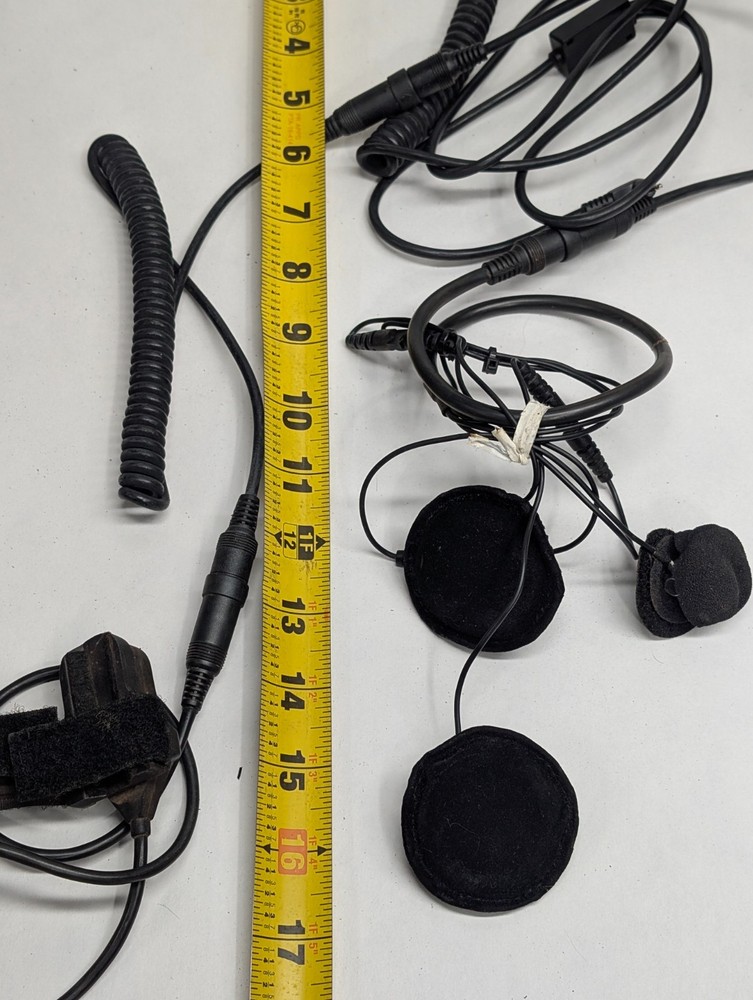 Helmet Headset Speaker Headphone Mic Microphone Motorcycle Intercom~ Push Button