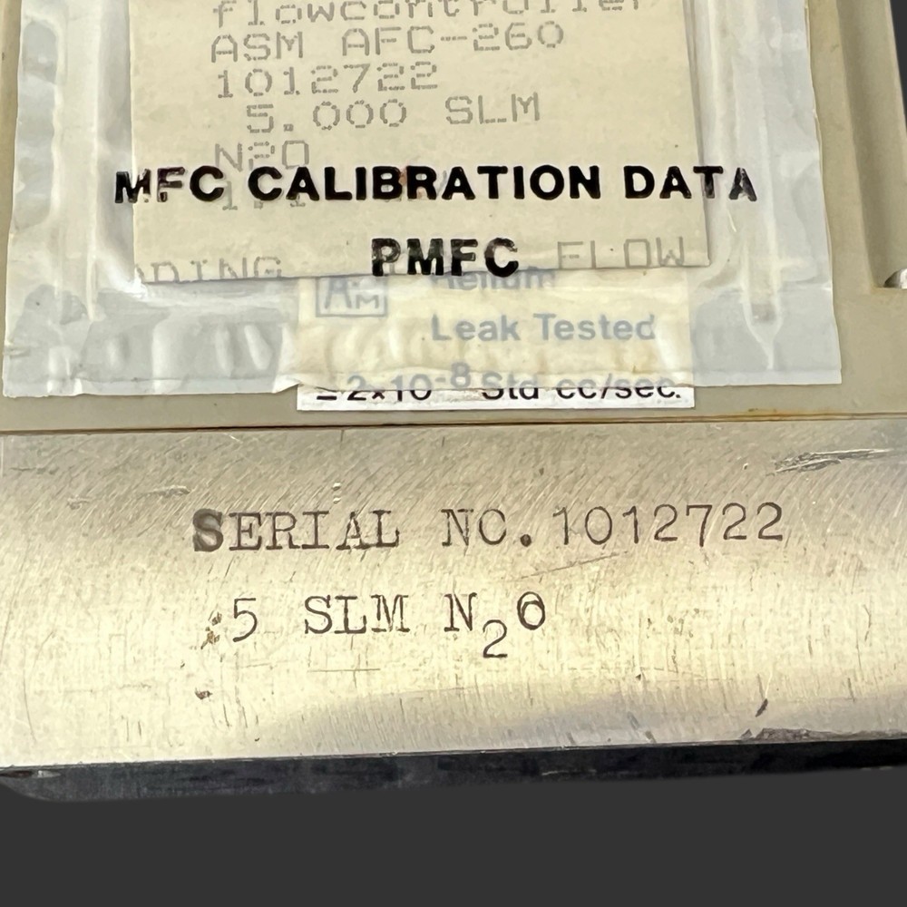 Vintage ASM Mass Flow Controller Model AFC-260