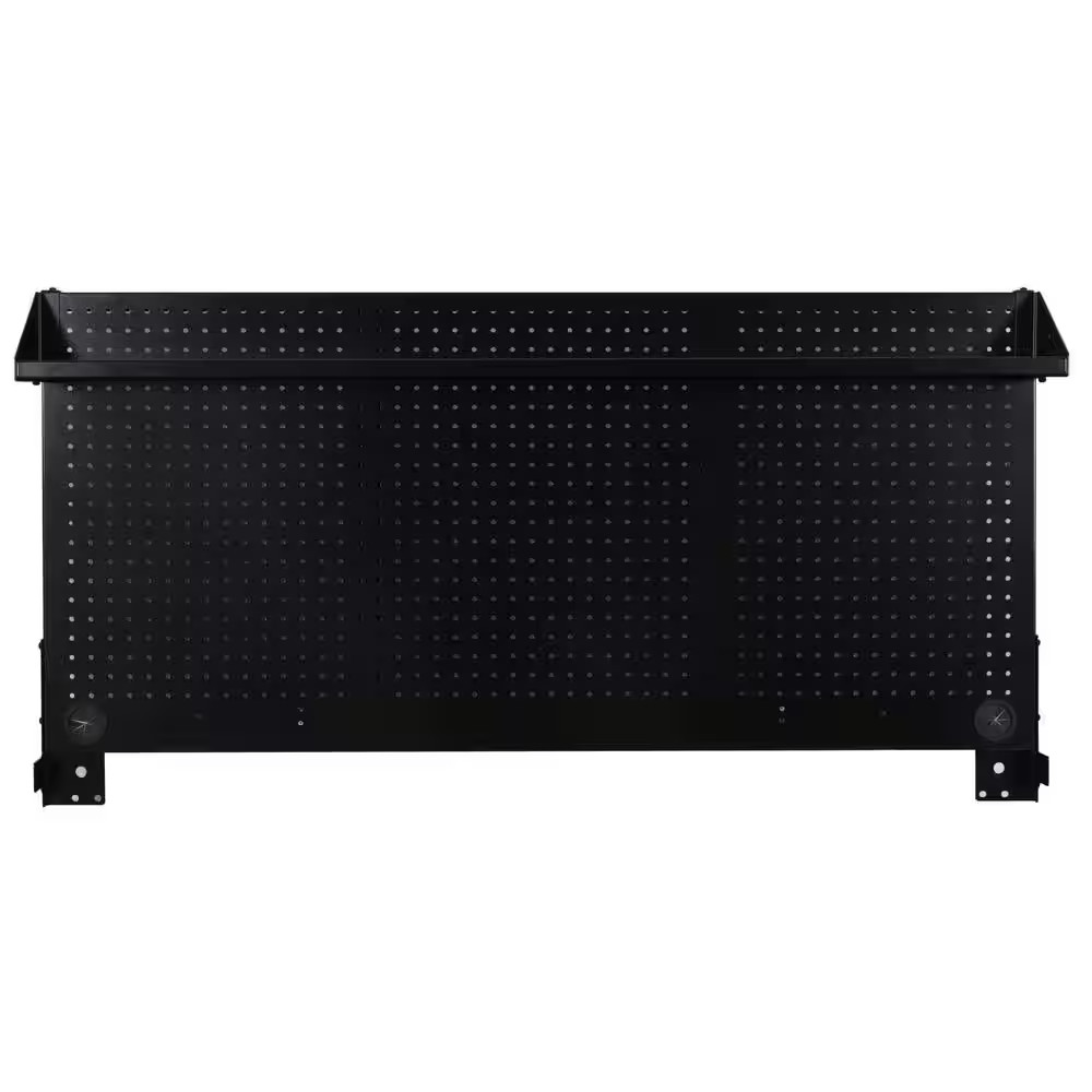 Modular 52 In. W Standard Duty Black Pegboard Attachment