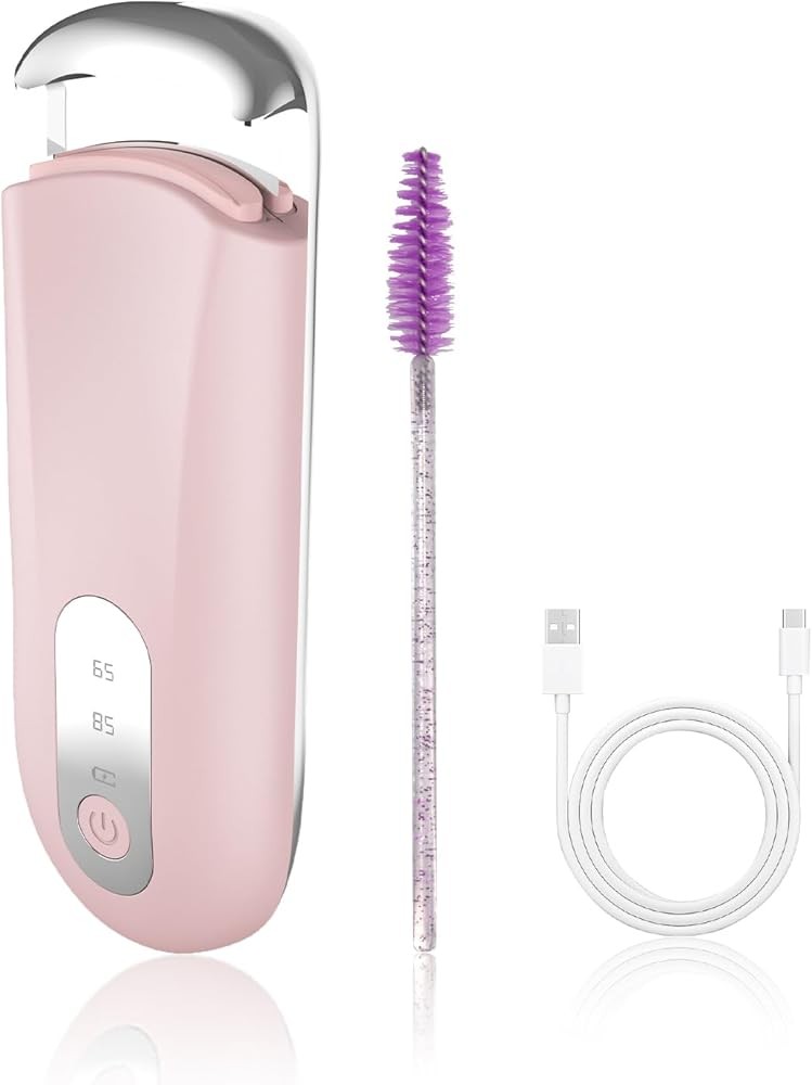Heated Eyelash Curler for Natural Lashes 2 Level Adjustable Temperature