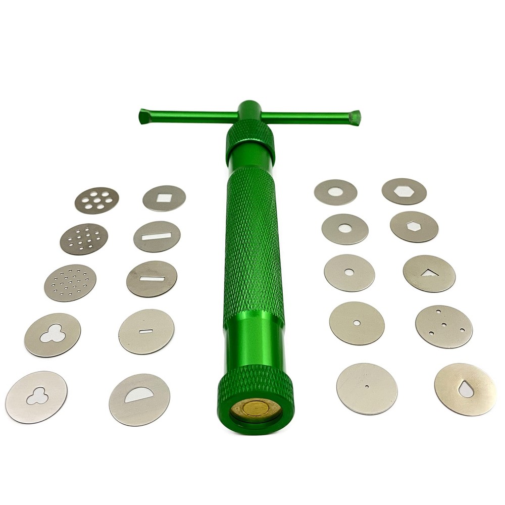 Clay Extruders Fondant Extruder With 20 Discs Sugar Paste Cake Decor Tool Set