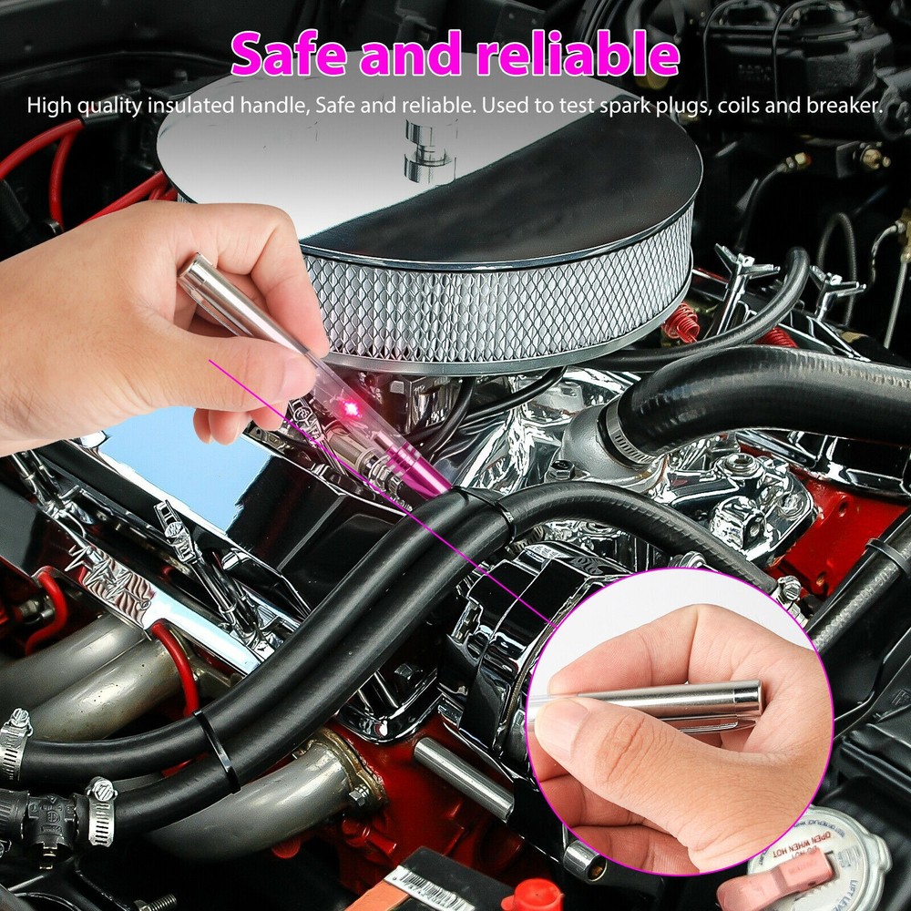 Ignition System Coil Engine In Line Auto Diagnostic Tester Spark Plug Test Tool