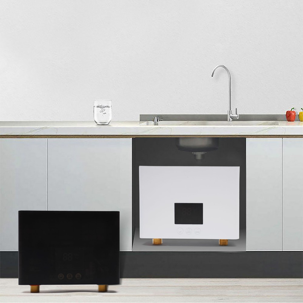 110V KITCHEN ELECTRIC HOT TANKLESS WATER HEATER SHOWER INSTANT BOILER BATHROOM