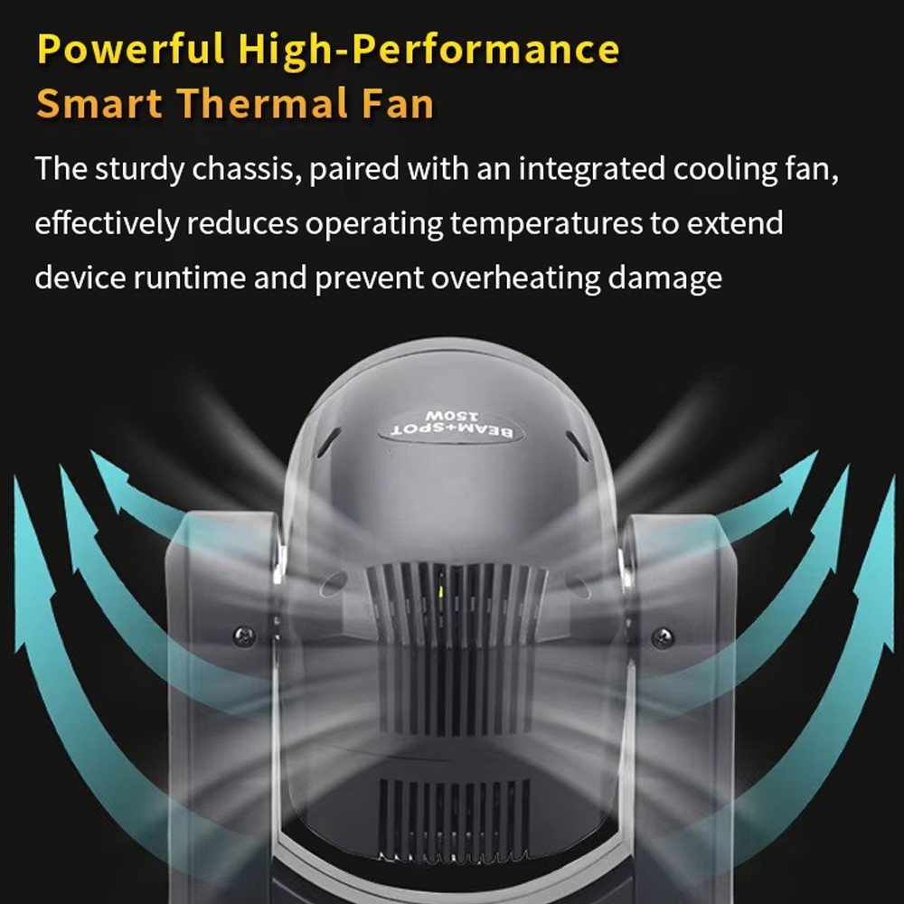 4pcs 200W LED Moving Head Beam Light DMX512 DJ Disco Stage Effect Lighting