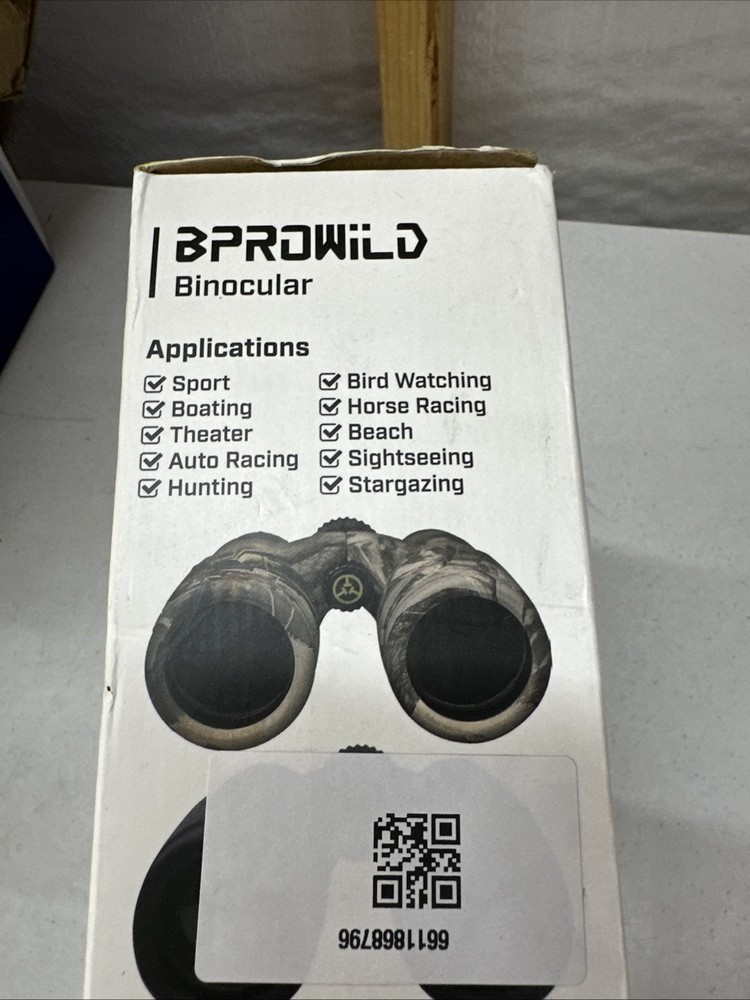 TecTecTec BPROWild 10x42 Binoculars Hunting BLACK