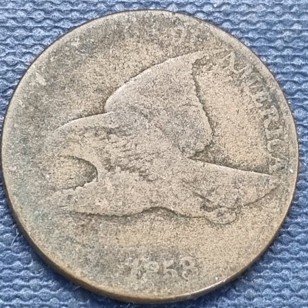1858 Flying Eagle Cent 1c Circulated #99262