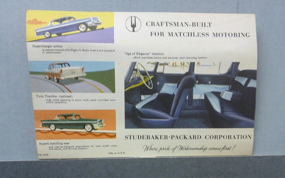 1957 Packard Clipper Sales Folder