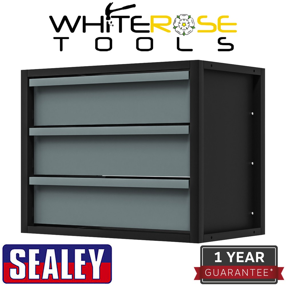 Sealey Modular Racking Mid Unit 3 Drawers Tool Storage 580mm