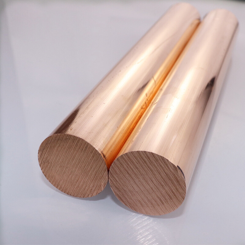 Copper Round Rod Solid Bar Length 100mm-300mm Dia 12mm-50mm Multiple Sizes