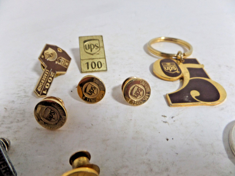UPS pins key chains token Lot