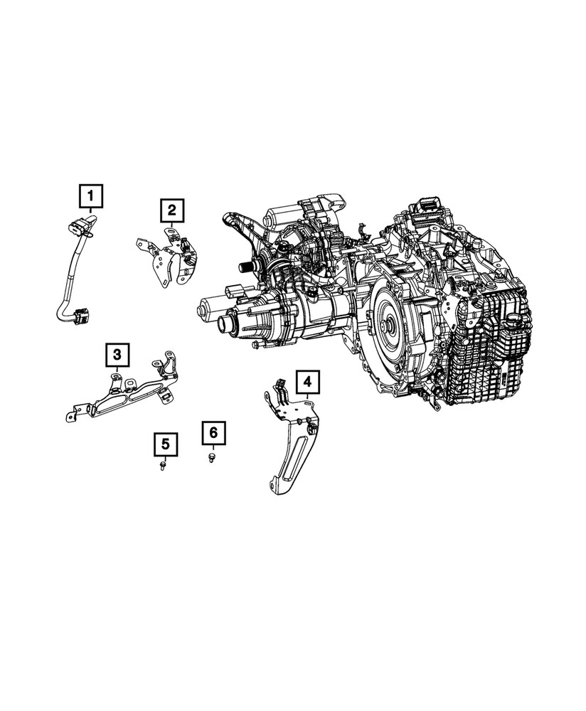 Genuine Mopar Wiring Bracket 68306219AA