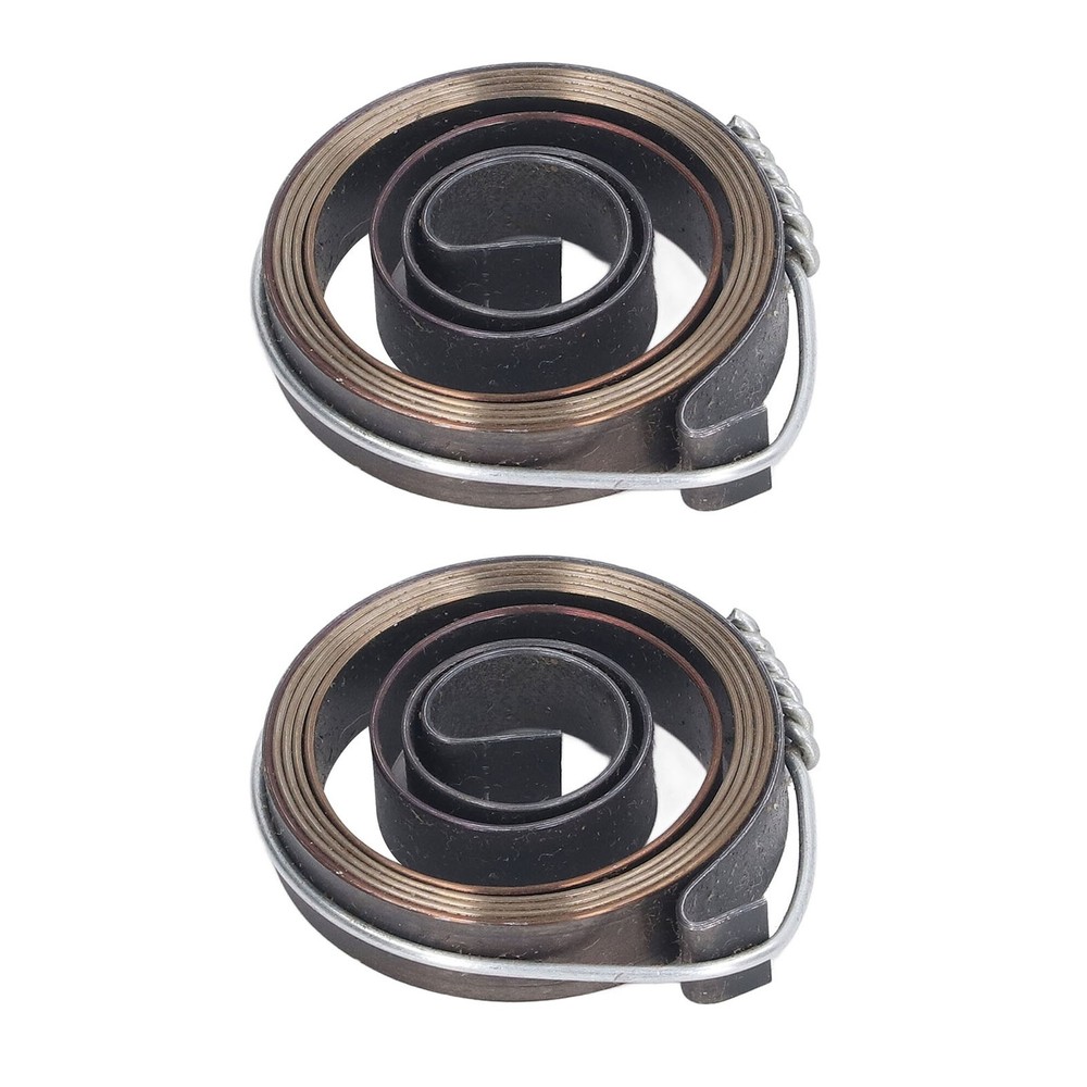 2Pcs Drill Press Spring Quill Feed Return Coil 8mm Width 35mm Outer Diameter