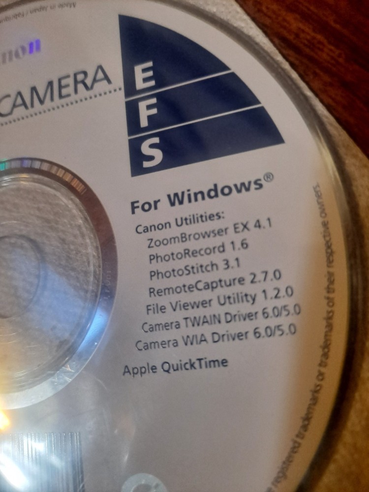 Canon Digital Camera Solution Disk version 12.0