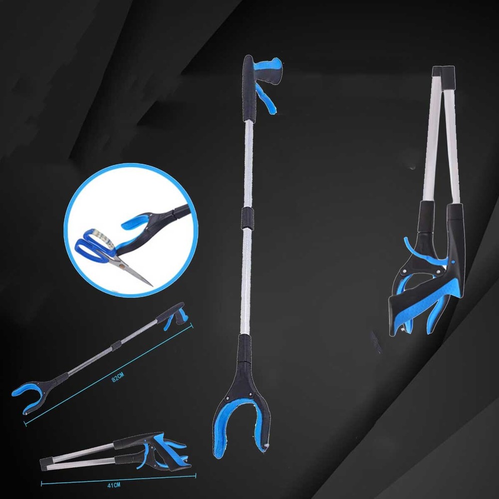 32 "Grab tools, foldable, rotating+magnet grabber reacher tool heavy duty