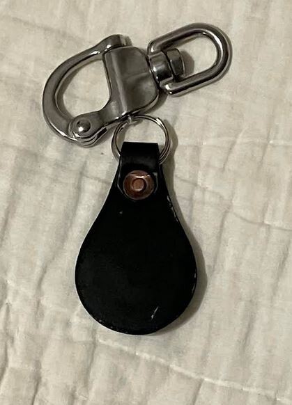 Firefighters Leather Pull Tab SCBA Mask Quick Release with Swivel Head - New