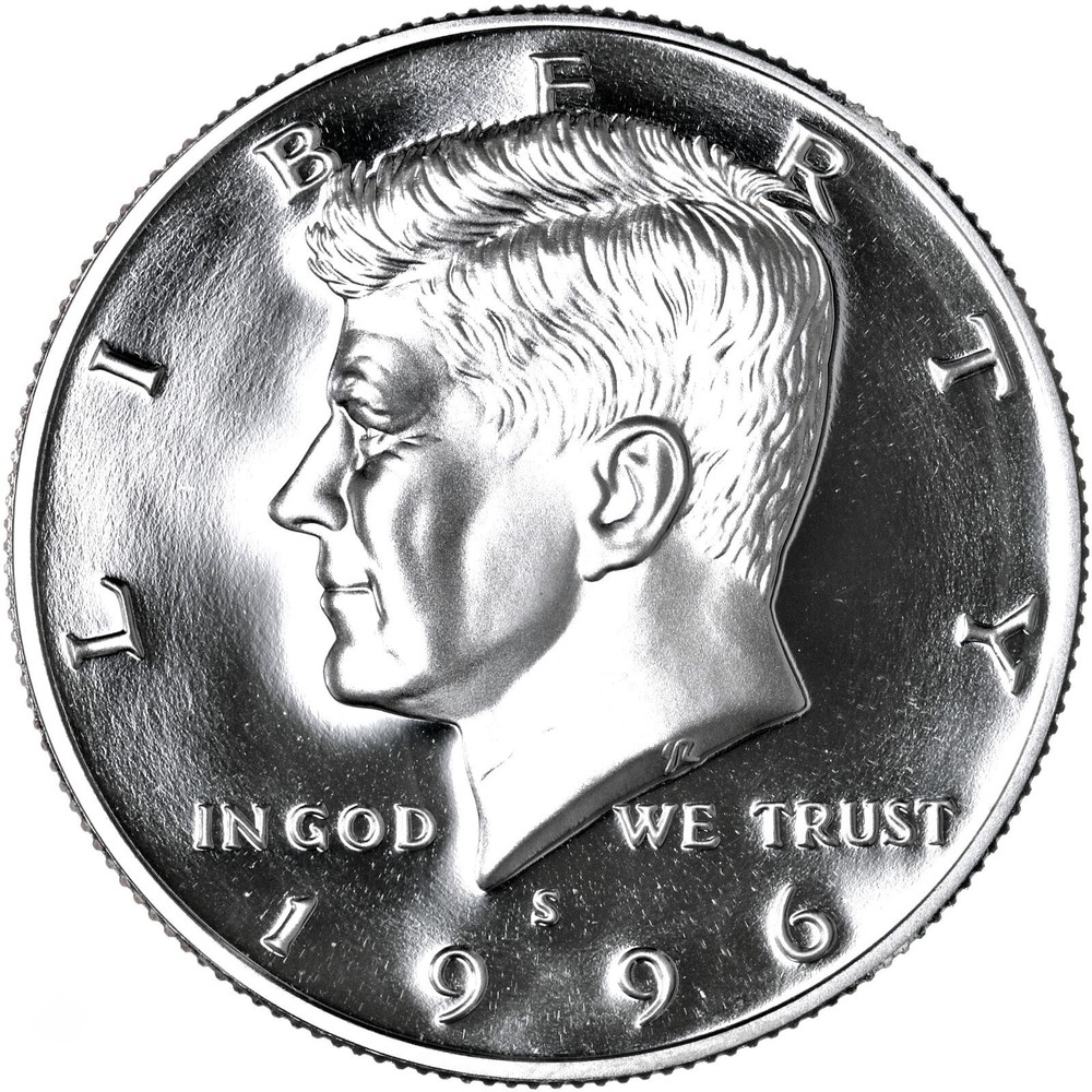 1996 S Proof Set Original Box & COA 5 Coins CN-Clad