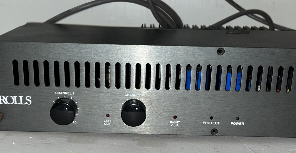 Rolls RA200 Rackmount Mosfet Power Amplifier - Tested