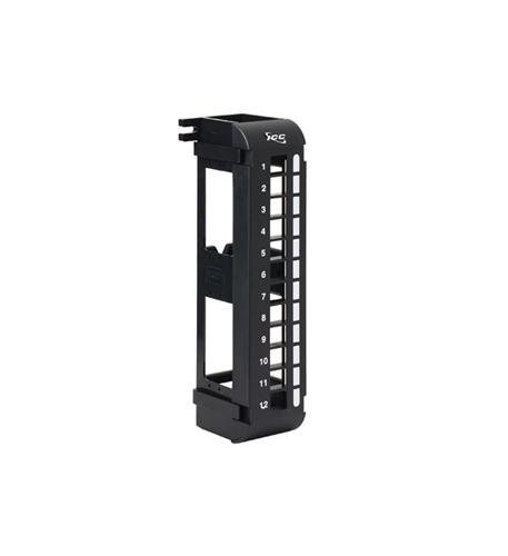 ICC IC107BP12V 12 Port Blank Wall Mount Patch Panel Zero-U